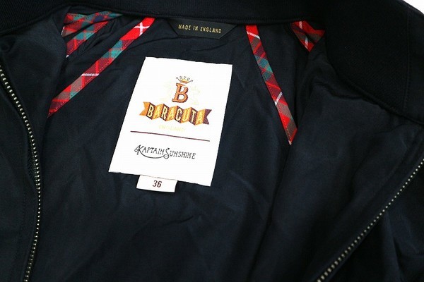 BARACUTA×KAPTAIN SUNSHINE】のG9ジャケットが入荷致しました BARACUTA×KAPTAIN SUNSHINE】のG9ジャケットが入荷致しました