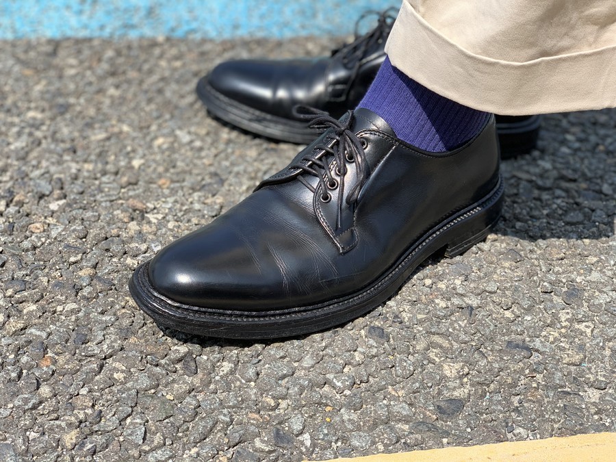 【ALDEN/オールデン】BEAMS PLUS別注のプレーントゥ「Plain Toe Blucher」（9909）のご紹介。[2020.08.