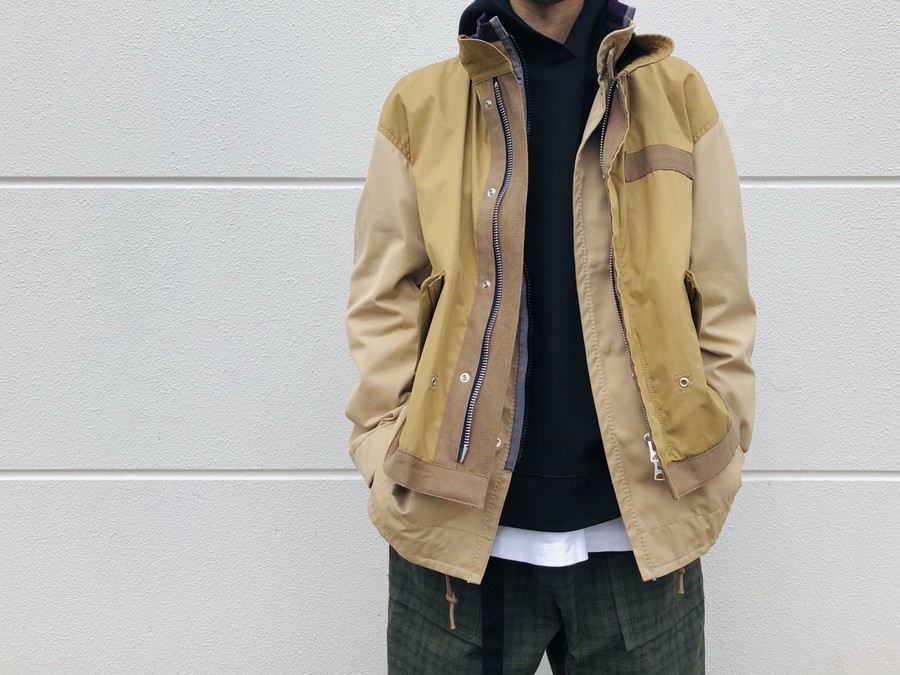 20SS＊sacai (サカイ)】ファブリックコンボジャケット Fabric Combo