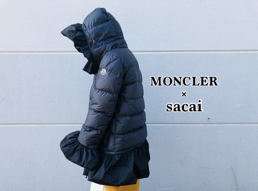 注目ブランド MONCLER S × sacai SERINA モンクレール サカイ ダウン