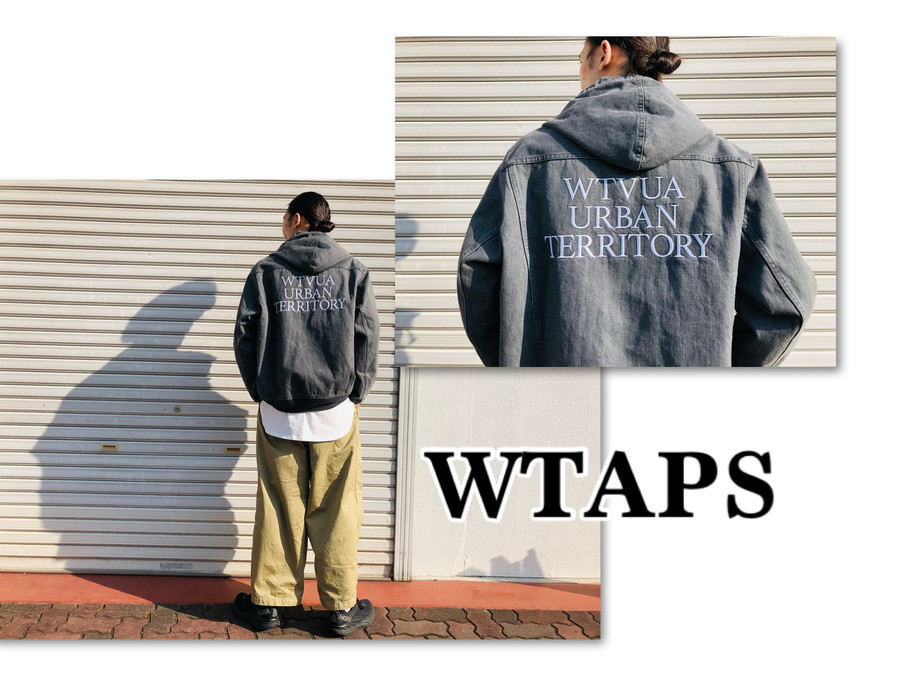 【19AW】WTAPS (ダブルタップス) デニムワークフーデッドジャケット サイズ:2 「187 / JACKET. COTTON