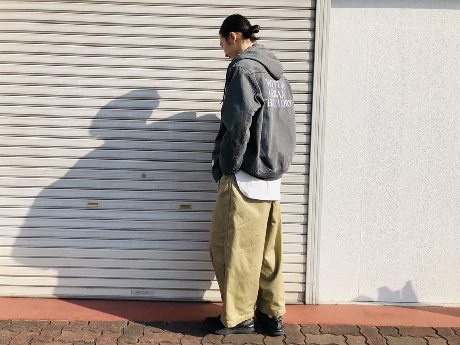 19AW】WTAPS (ダブルタップス) デニムワークフーデッドジャケット ...