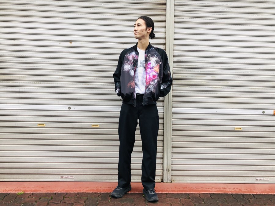 LAD MUSICIAN (ラッドミュージシャン) R/C SATIN REVERSIBLE BLOUSON