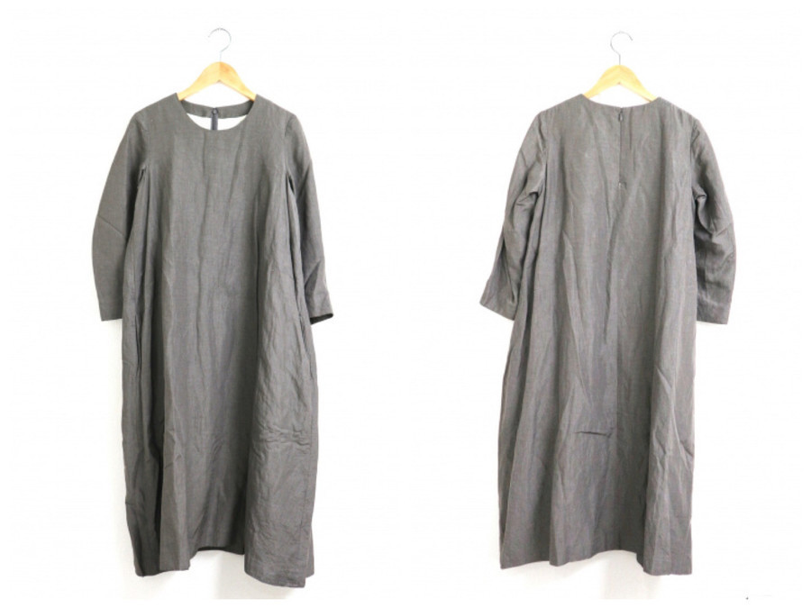 IENA LA BOUCLE イエナ ラブークル 麻ローン オーバーワンピース IENA LA BOUCLE 麻ローンオーバーワンピース