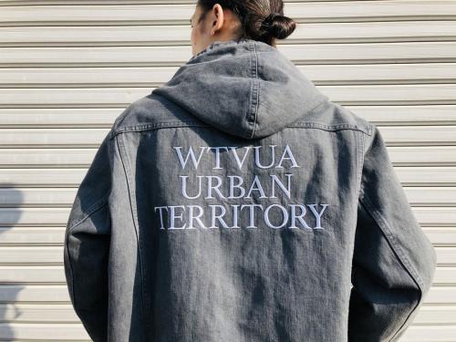 19AW】WTAPS (ダブルタップス) デニムワークフーデッドジャケット