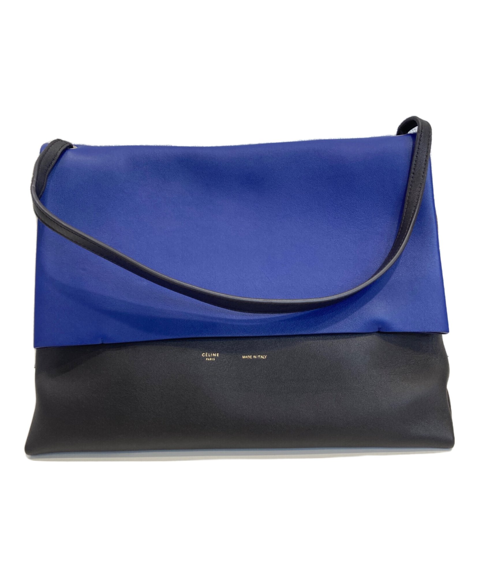 CELINE / セリーヌ】バイカラーレザーショルダーバッグ | フィービー期