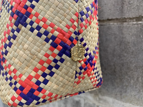 編込みカゴトートバッグのカゴバッグ