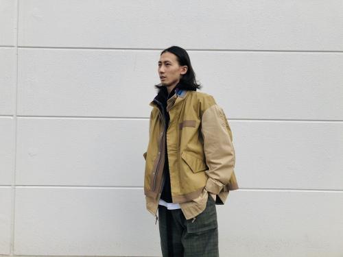 ファッションの 20SS＊sacai Fabric (サカイ)】ファブリックコンボジャケット ジャケット・アウター
