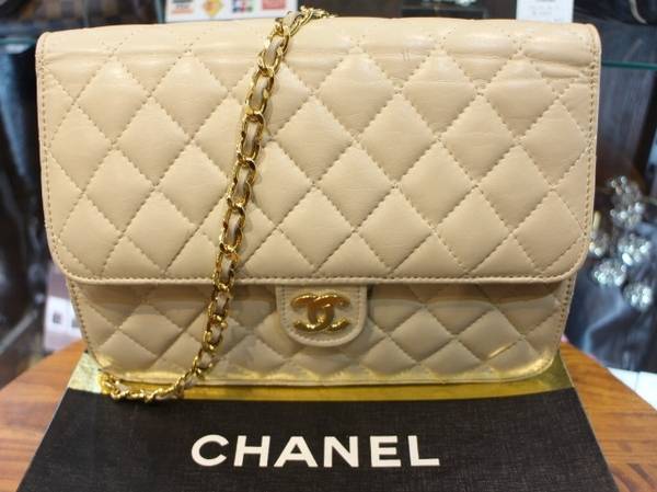 CHANEL☆ヴィンテージシャネル マトラッセ チェーンショルダーバッグレディース