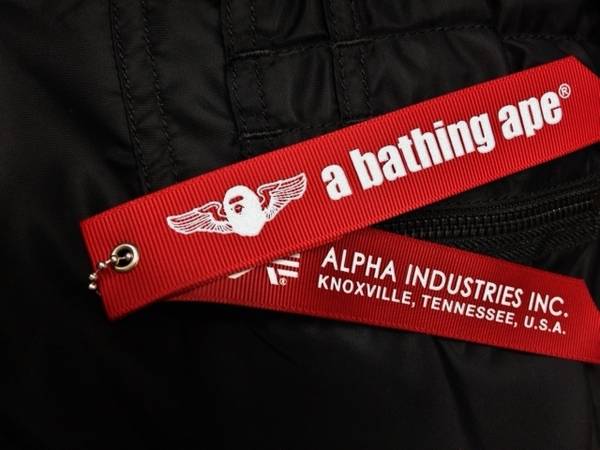Ape Alpha Industries 別注ma 1 下北光臨 17 02 06発行