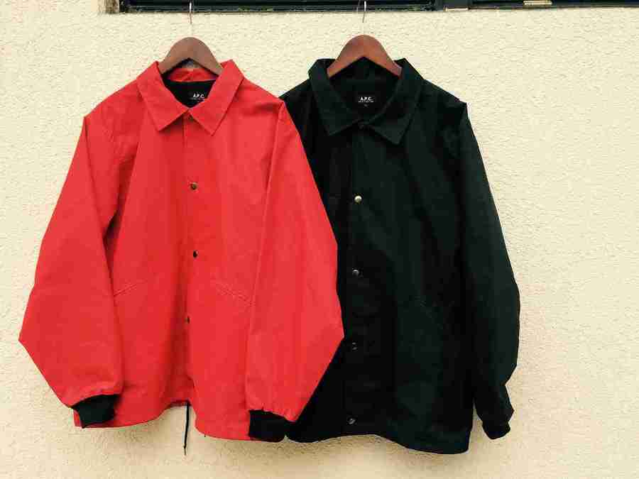 名作シリーズのコーチジャケット入荷!!!!【A.P.C./アーペーセー ...