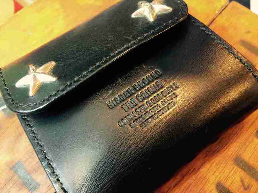 CRIMIE 財布 STAR STUDS BIKER WALLET