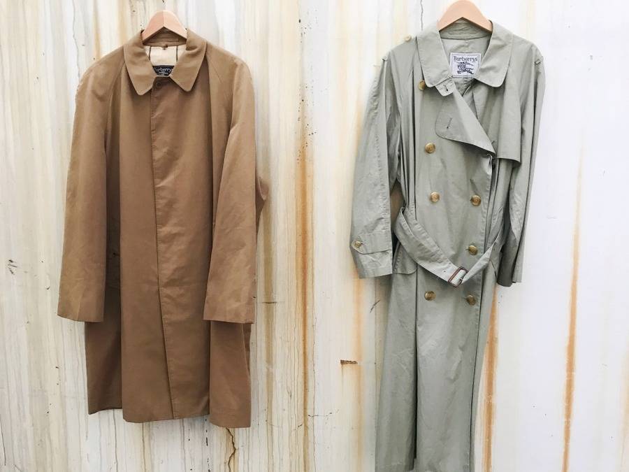 バーバリーのコートがいっぱい【トレファクスタイル下北沢