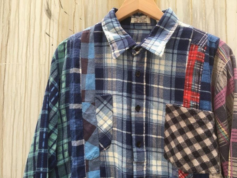 Rebuild by Needles チェック柄ネルシャツ Rebuild by Needles チェック柄ネルシャツ S