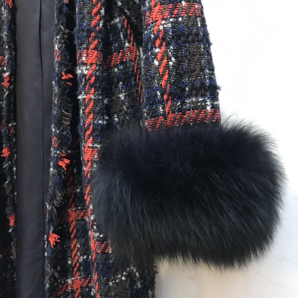 Diagram Grace Continental グレースコンチネンタル よりフォックスファーツイードコートのご紹介です 新宿 渋谷 下北沢の古着買取トレファクスタイル下北沢1号店 19 01 18発行