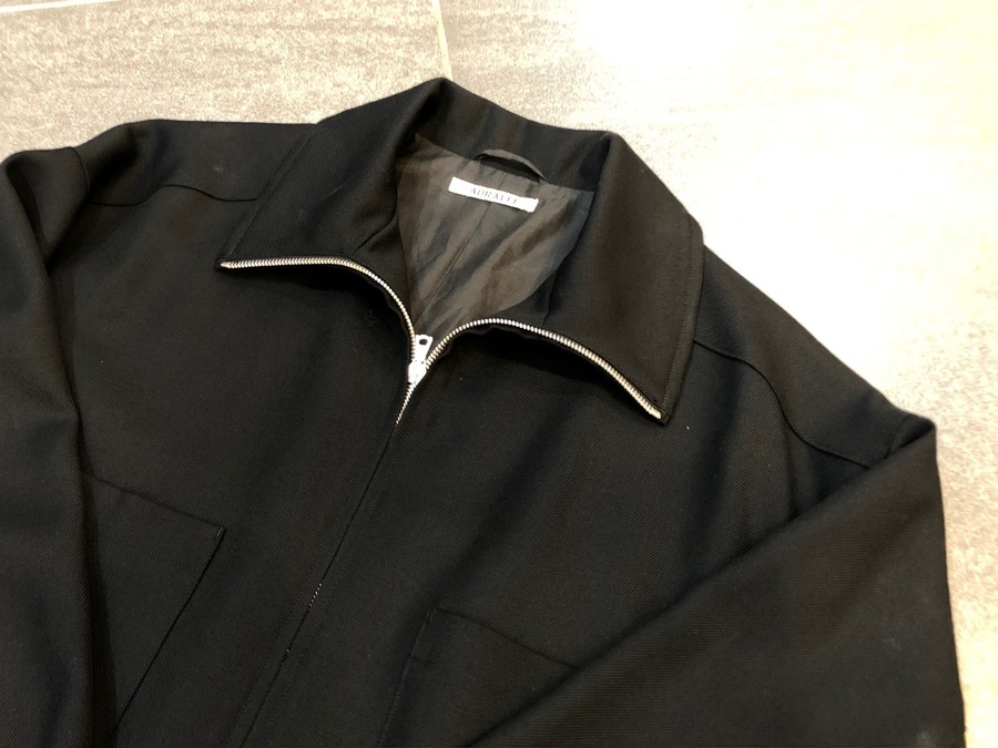 AURALEE / オーラリーより最新19AWコレクションのWOOL SERGE ZIP