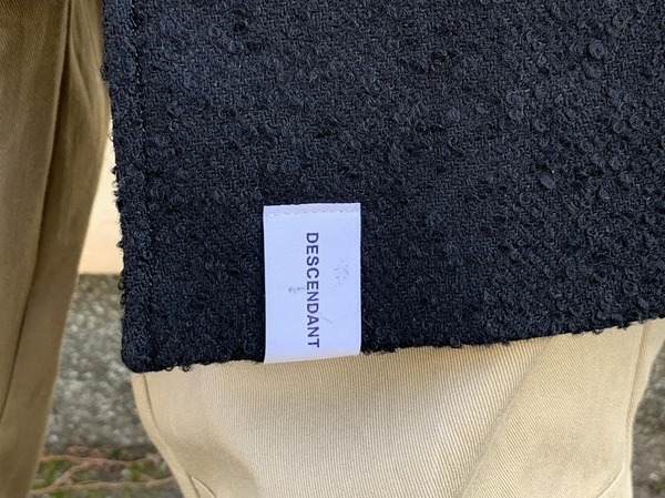 DESCENDANT / ディセンダント より、LIOYD WOOL JACKET / ロイド