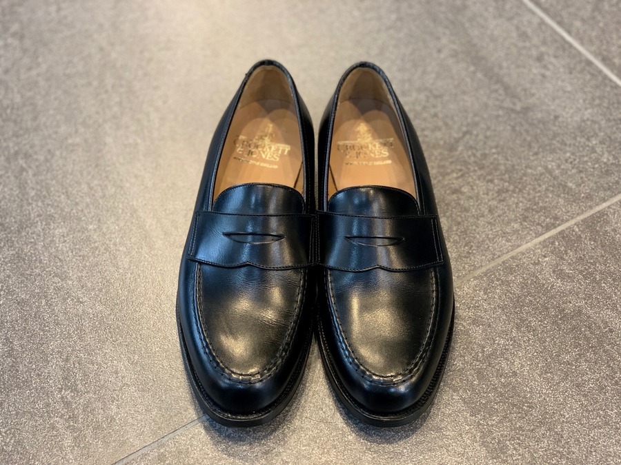 193.CROCKETT&JONES BOSTON コインローファー 9E