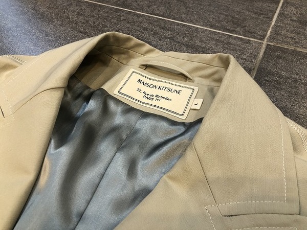 MAISON KITSUNE( メゾン キツネ ) からラップコートが入荷致し MAISON KITSUNE( メゾン キツネ ) からラップコートが入荷致し