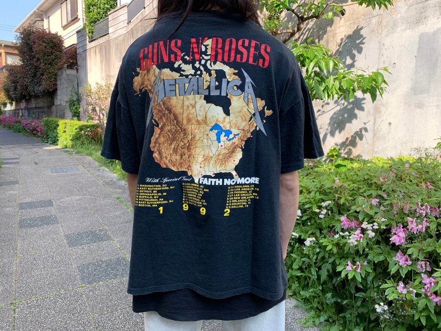 Guns N’ Roses,Metallica tシャツ,ガンズ,メタリカ