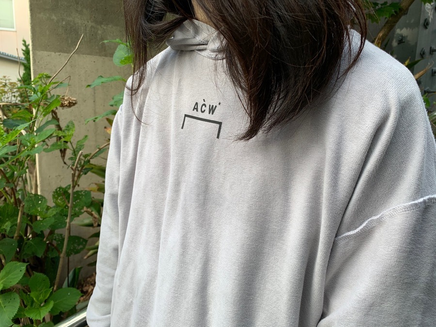 A COLD WALL/アコールドウォールロゴプルオーバーパーカー入荷致し