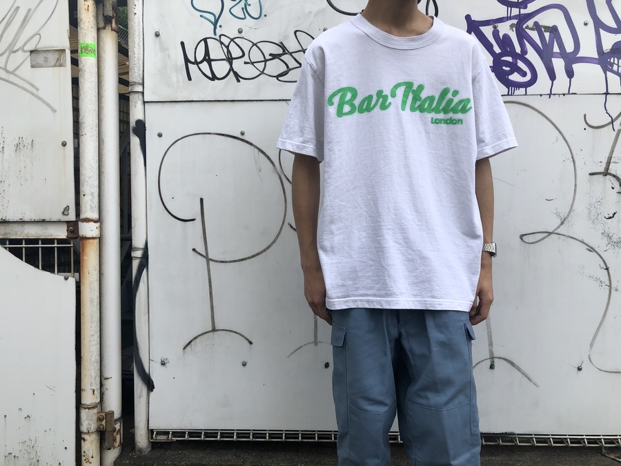 超ポイント祭 期間限定 sacai サカイ Bar Italia Tシャツ 黒 ブラック