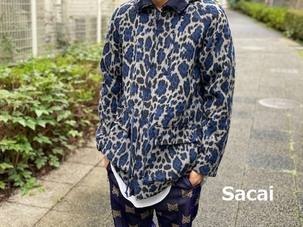 Sacai/サカイ】よりデザイン性豊かなレオパードウールジャケットが入荷