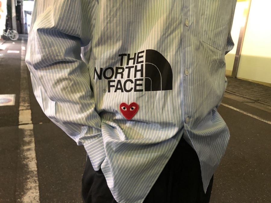 CDG PLAY THE NORTH FACE  シャツ　定価以下