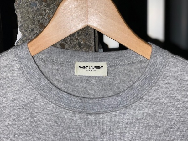 SAINT LAURENT MALIBU トレーナー グレー SAINT LAURENT/サンローラン】より記憶に新しいマリブスウェットをご