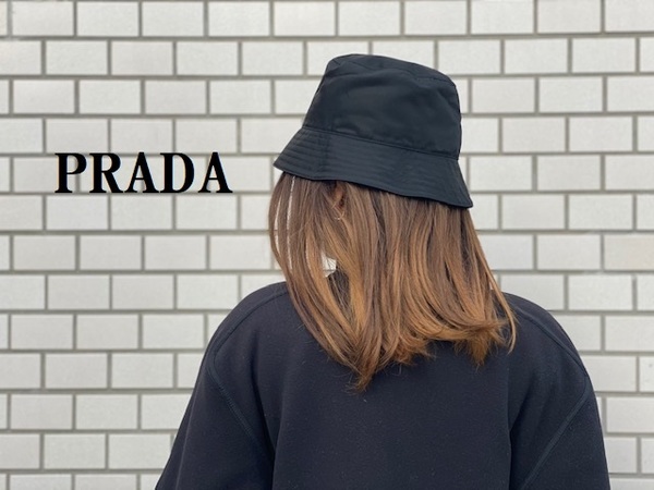 素敵でユニークな PRADA プラダ バケットハット ノベルティ