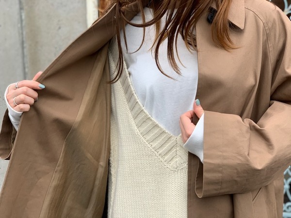 新作在庫あ ミューズ クラス Nancy ステンカラーコート ドゥーズィエム