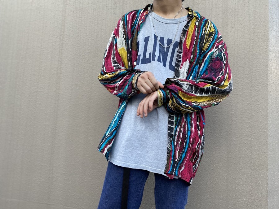 coogi シルク100%シャツ