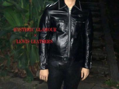 「ドメスティックブランドのHYSTERIC GLAMOUR×Lewis Leathers 」