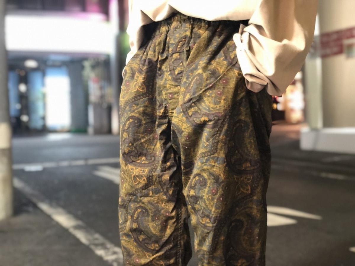 kaptain sunshine ペイズリー柄　テーパード パンツ 202010142017521.jpg