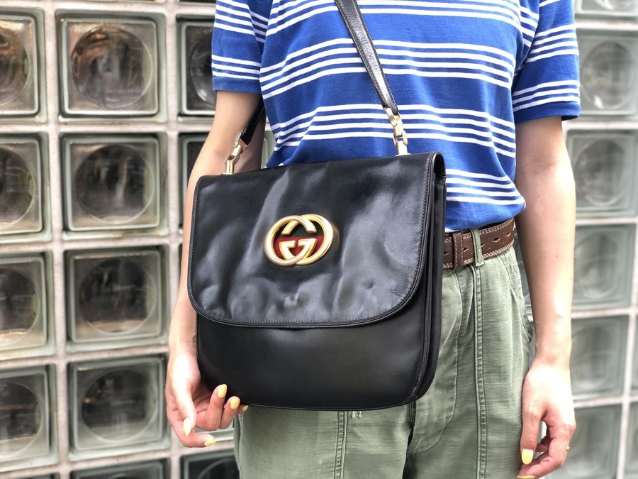 OLD GUCCI/オールドグッチ】よりインターロッキングGシェリー
