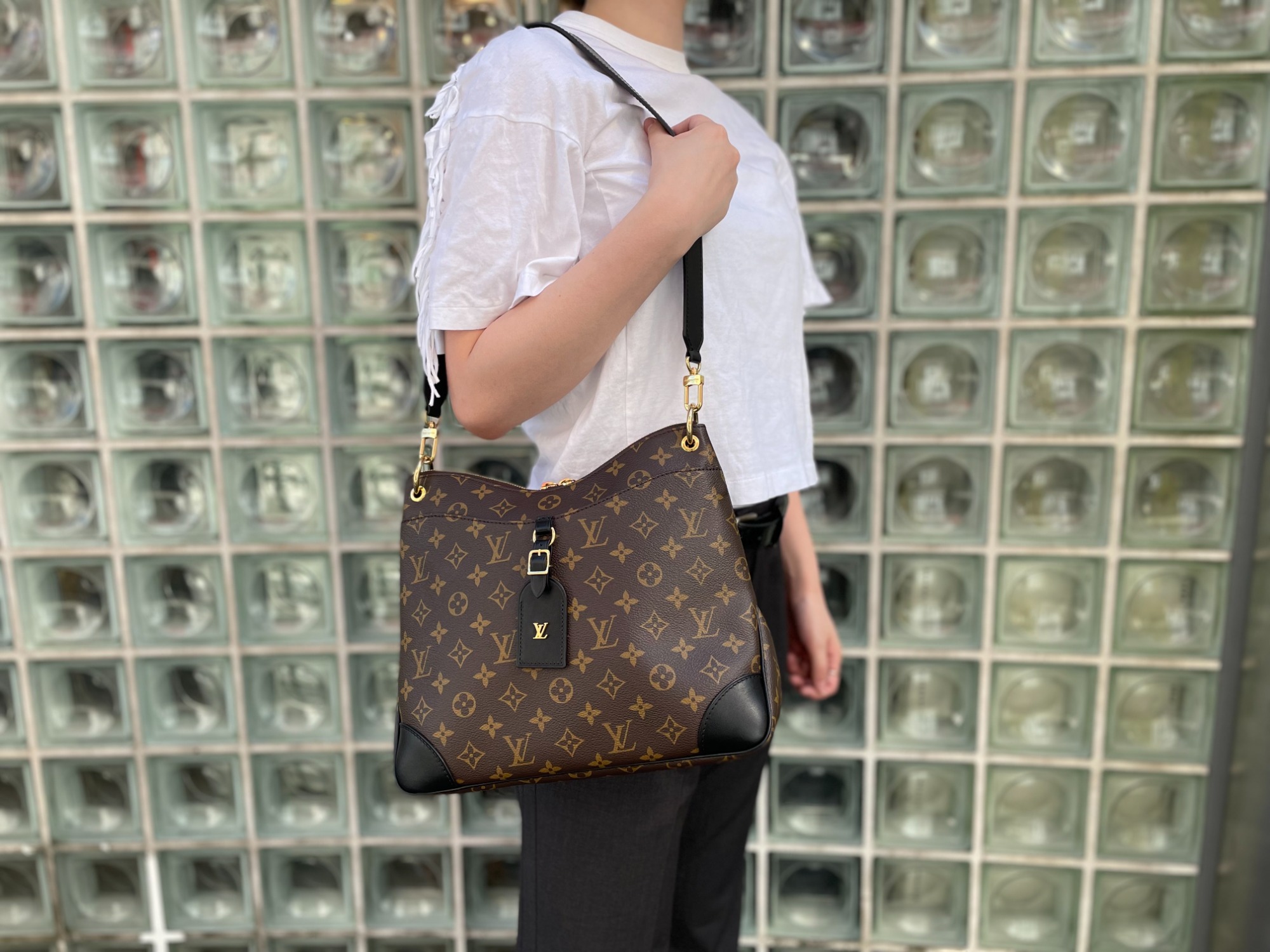 LOUIS VUITTON オデオンMM ショルダーバッグ モノグラム