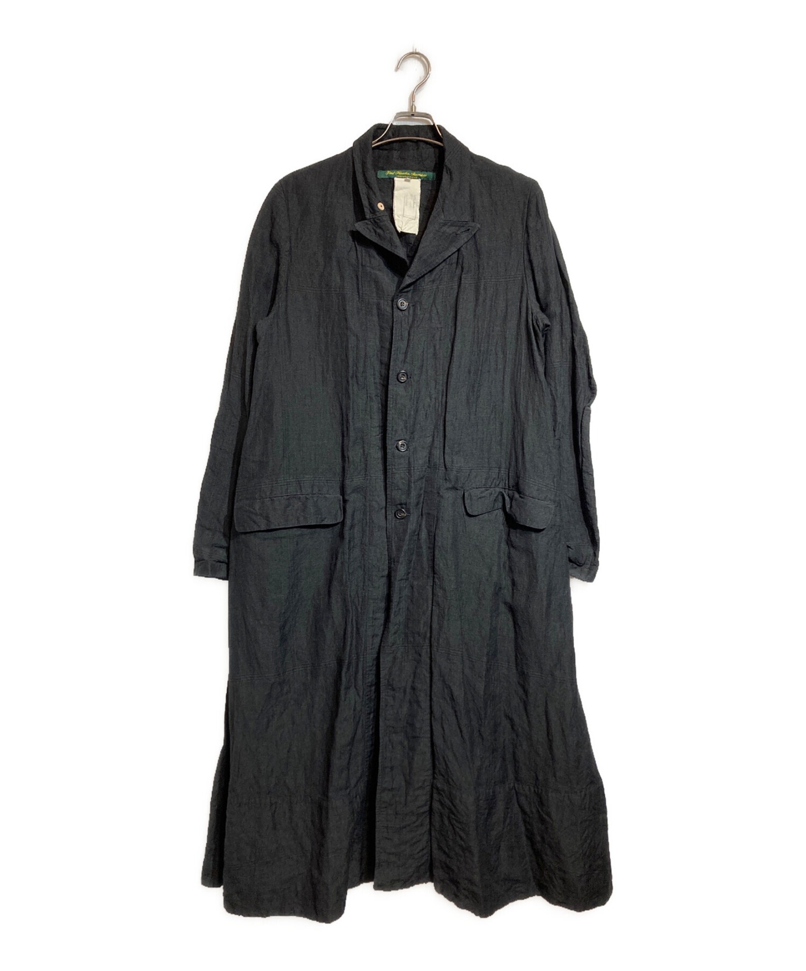 Paul Harnden / ポールハーデン】ウールリネンロングコート|時を経ても