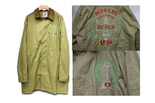 トップスのステンカラーコート