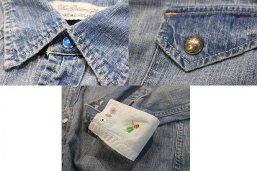 シャツのデニムシャツ