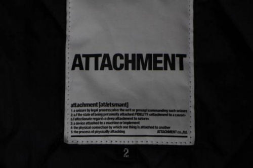 ATTACHMENTのアタッチメント