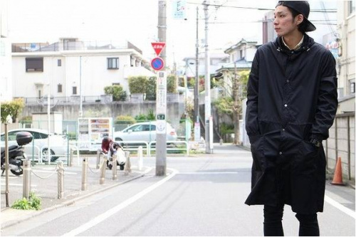 メンズのスナップ