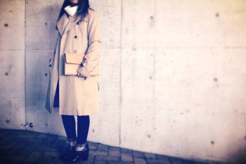 トレンチコートのデニムコート