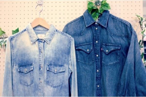 春コーデの下北