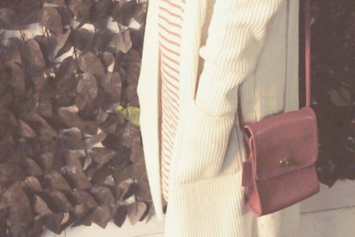 春コーデの古着