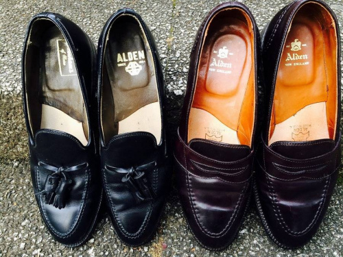 オールデンのローファー