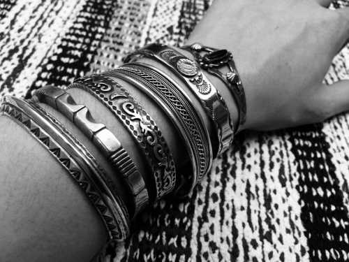 バングルのインディアンジュエリー