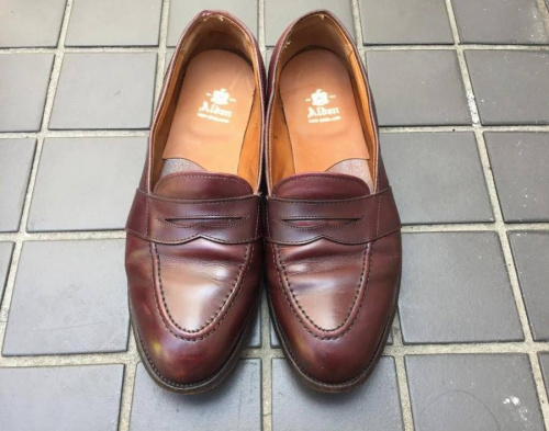 アポロのレザーシューズ