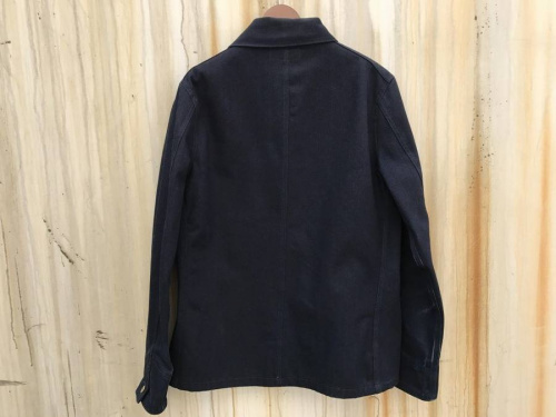 カバーオールのデニム