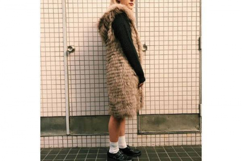 theory セオリーのファーベスト NEW KNITTE FOX