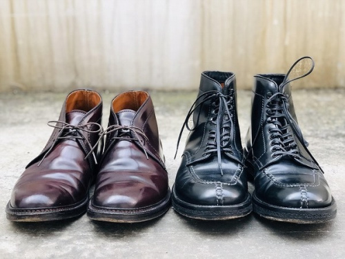 ALDEN　オールデンのコードバン　ブーツ　レザーシューズ